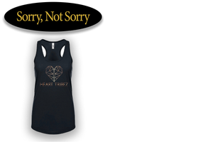 Sorry, Not Sorry Women's Tank - Black